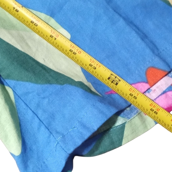 Christian Siriano Women's Tropical Leaf Print 2 Piece Set Top(L) Pants(M) - Picture 7 of 14